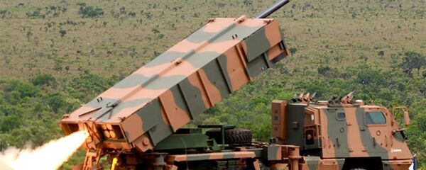 Lançador que integra o Astros, sistema de mísseis desenvolvido pela empresa brasileira Avibrás - Sputnik Brasil