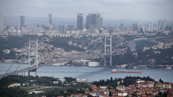 Vista de Istambul e da Ponte do Bósforo na Turquia. (Arquivo) - Sputnik Brasil