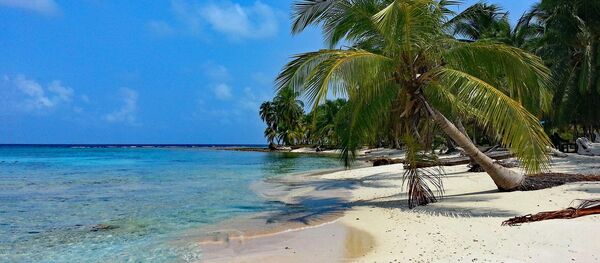 Uma ilha no mar do Caribe - Sputnik Brasil