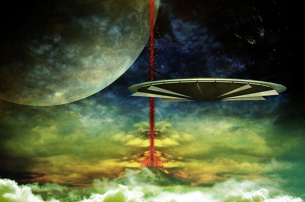 OVNI surge durante erupção vulcânica no México, segundo conspiracionista - Sputnik Brasil