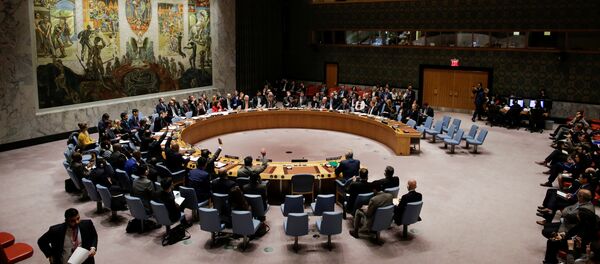 Membros do Conselho de Segurança da ONU na sede da organização em Nova York - Sputnik Brasil