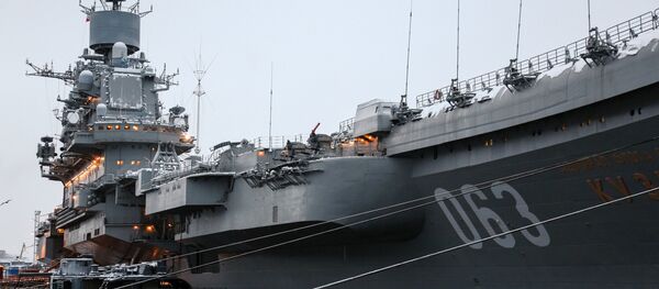 Porta-aviões russo Admiral Kuznetsov - Sputnik Brasil