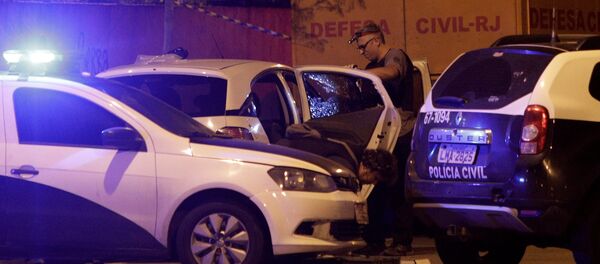 Local do assassinato da vereadora Marielle Franco (PSOL) - Sputnik Brasil