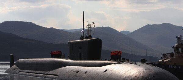 Submarino russo Vladimir Monomakh em Kamchatka (imagem referencial) - Sputnik Brasil