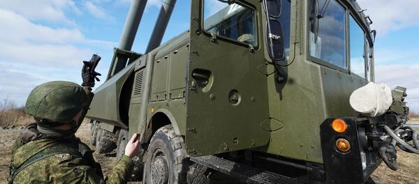 Exercícios das unidades de defesa costeira da Frota do Mar Báltico com sistemas Bastion (arquivo) - Sputnik Brasil