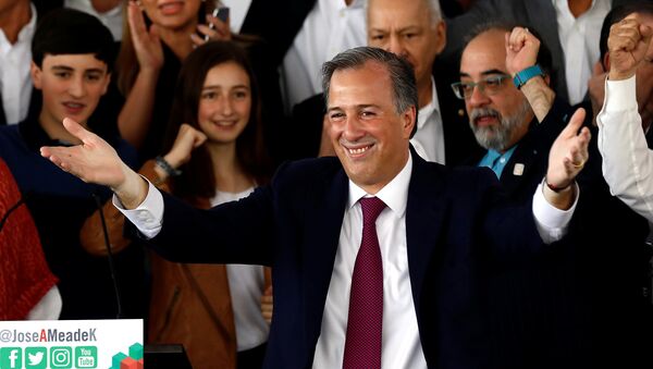 José Antonio Meade, presidenciável mexicano, em evento do lançamento de sua candidatura, em 18 de março de 2018. - Sputnik Brasil