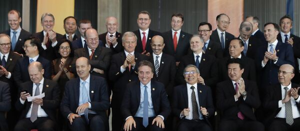Ministros das Finanças e presidentes dos Bancos Centrais reunidos no encontro do G-20 em Buenos Aires - Sputnik Brasil