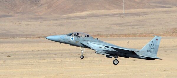 Caça F-15 da Força Aérea Israelense Caça F-15 da Força Aérea Israelense - Sputnik Brasil