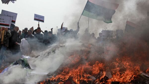 Primavera Árabe protesta em Benghazi, Líbia - Sputnik Brasil