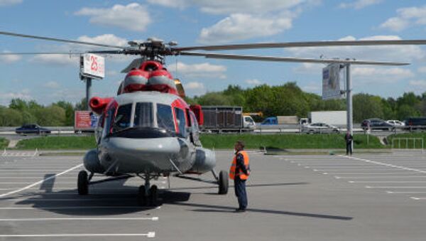 O Mi-171 E (Mi-8 AMT), que chegou a participar da exposição em Moscovo HeliRussia 2015 - Sputnik Brasil