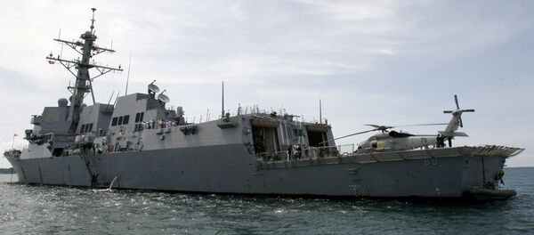 Destructor estadounidense USS Mustin (archivo) Destructor estadounidense USS Mustin (archivo) - Sputnik Brasil