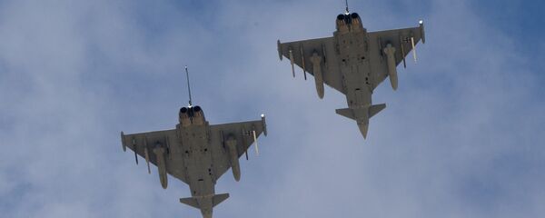Dois caças alemães Eurofighter Typhoon - Sputnik Brasil
