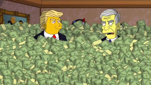 Os Simpsons - Robert Mueller se encontra com o presidente Donald Trump - Sputnik Brasil