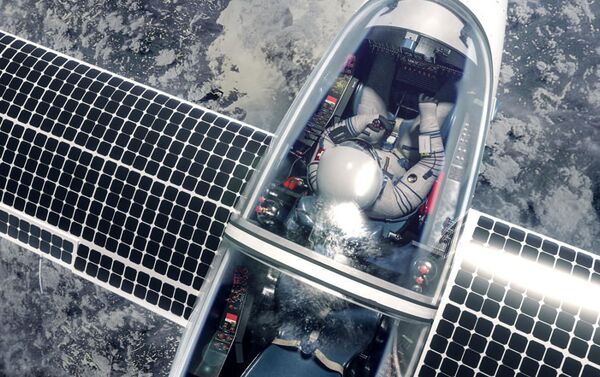 Avião suíço SolarStratos, movido a energia solar, para voos à estratosfera  - Sputnik Brasil