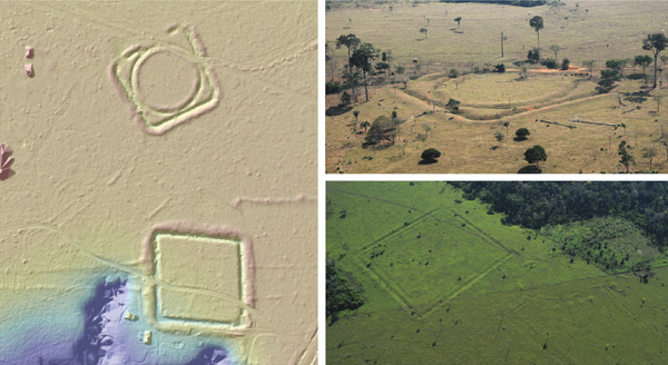 Vestígios encontrados na Amazônia pelos arqueólogos da Universidade de Exeter - Sputnik Brasil