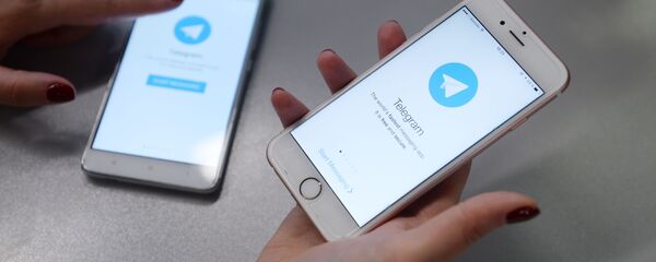Aplicativo de mensagens Telegram no smartphone - Sputnik Brasil