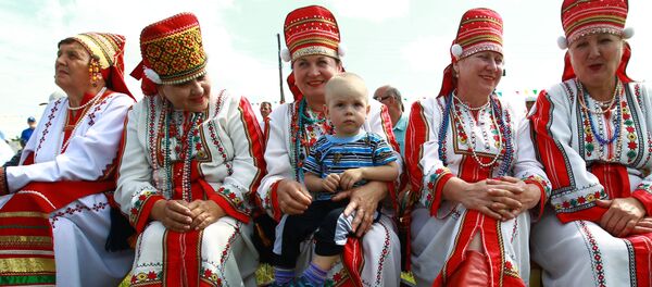 Festa folclórica na república de Mordóvia (foto de arquivo) - Sputnik Brasil