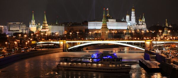 A view of the Moscow Kremlin on the New Year's Eve - Sputnik Brasil