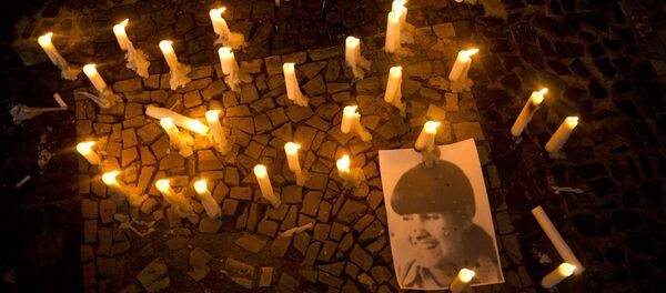 Protesto conta a ditadura militar em 2012, no Rio de Janeiro. - Sputnik Brasil