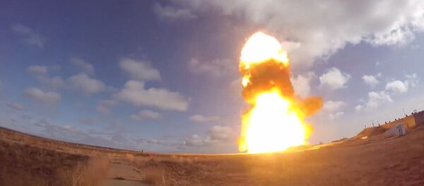 Teste do novo míssil russo no polígono de Sary-Shagan, no Cazaquistão (imagem ilustrativa) - Sputnik Brasil