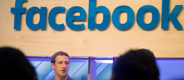 Fundador do Facebook, Mark Zuckerberg em Berlim (foto de arquivo) - Sputnik Brasil