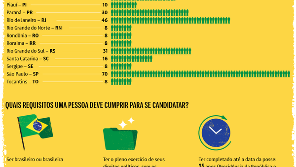 Presentes e ausentes no Congresso Nacional do Brasil - Sputnik Brasil