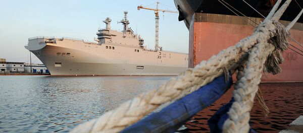 Mistral em Saint Nazaire. Foto de arquivo - Sputnik Brasil