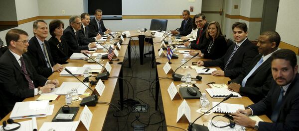 Representantes dos EUA e de Cuba se reuniram em Washington para mais uma rodada de negociações. - Sputnik Brasil