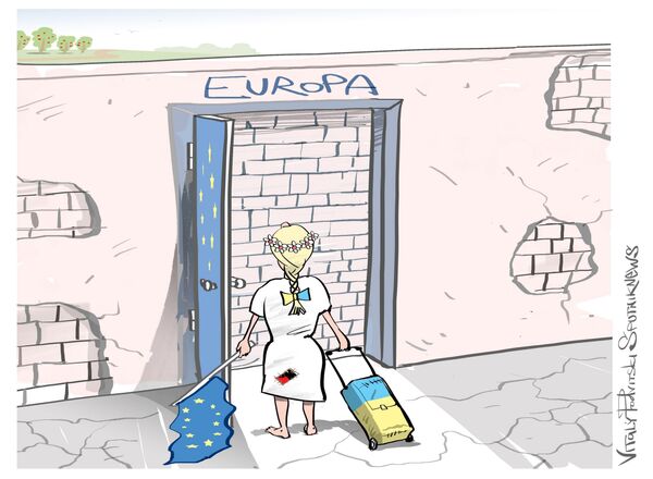 Ucrânia não vai receber um regime de isenção de vistos com a Europa - Sputnik Brasil