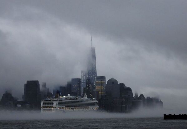 Nova York coberta de neblina - Sputnik Brasil