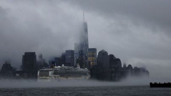 Nova York coberta de neblina - Sputnik Brasil