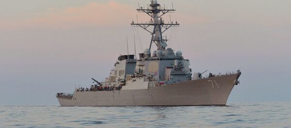 O destróier de mísseis guiados USS Ross (DDG 71) - Sputnik Brasil