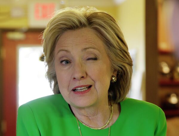 Hillary Clinton, ex-secretária de Estado dos EUA e pré-candidata à presidência  - Sputnik Brasil