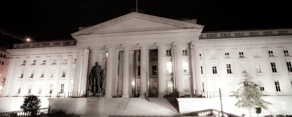 Departamento de Tesouro dos Estados Unidos, em Washington DC - Sputnik Brasil