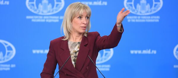 Briefing da representante oficial do Ministério das Relações Exteriores da Rússia, Maria Zakharova, em Moscou (arquivo) - Sputnik Brasil