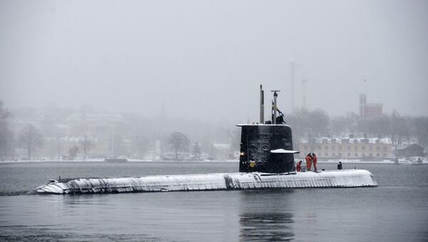 Submarino sueco HMS Halland (foto de arquivo) - Sputnik Brasil