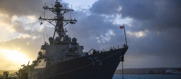 Destróier de mísseis norte-americano USS Donald Cook da classe Arleigh Burke (foto de arquivo) - Sputnik Brasil
