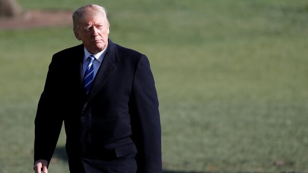 Presidente dos EUA, Donals Trump, volta para Casa Branca após uma viagem pelo país - Sputnik Brasil