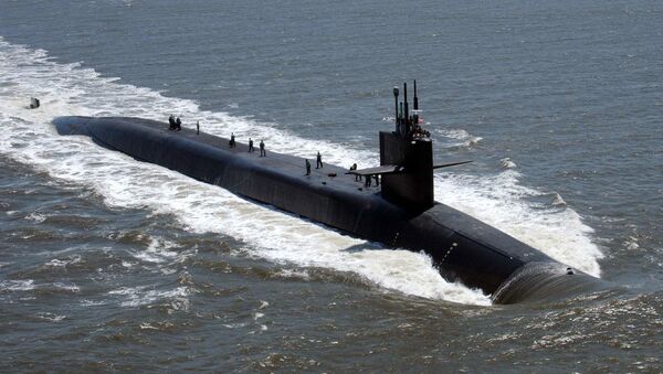Submarino atômico USS Florida (foto de arquivo) - Sputnik Brasil