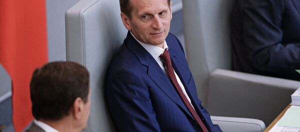 State Duma Chairman Sergey Naryshkin - Sputnik Brasil