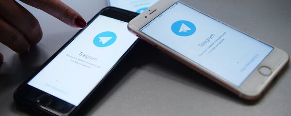 Aplicativo Telegram instalado nos smartphones - Sputnik Brasil