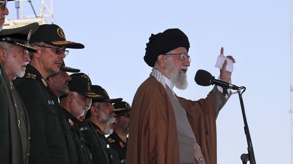 Aiatolá Ali Khamenei fala em Teerã, Irã (arquivo) - Sputnik Brasil