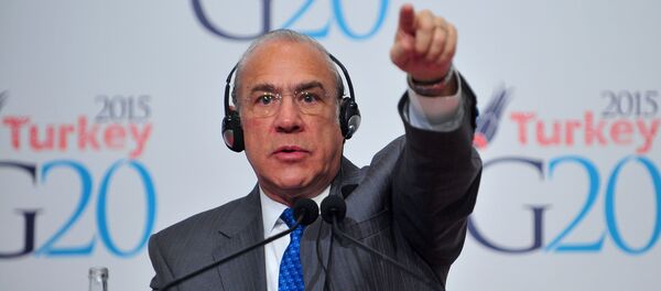 O secretário-geral da OCDE, Angel Gurría - Sputnik Brasil