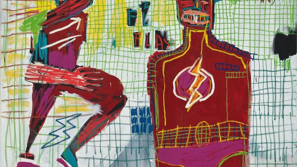 Flash em Napoles,1983/Jean-Michel Basquiat (1960-1988) - Sputnik Brasil
