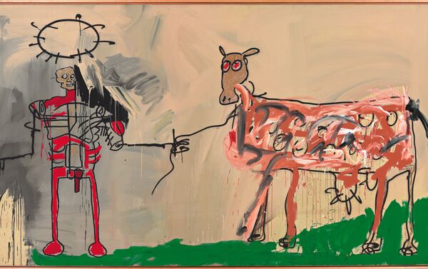 O campo próximo a outra estrada, 1981/Jean-Michel Basquiat (1960-1988) - Sputnik Brasil