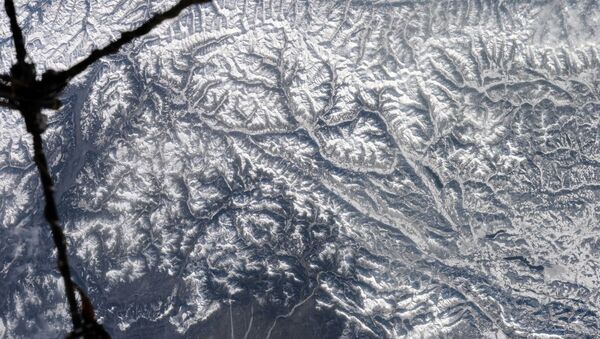 Foto dos Alpes tirada a partir do espaço pelo cosmonauta russo Anton Shkaplerov (imagem referencial) - Sputnik Brasil