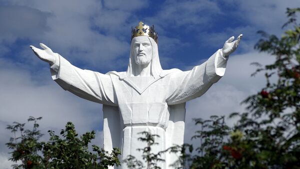 Escultura do Cristo Rei de Swiebodzin, na Polônia  - Sputnik Brasil