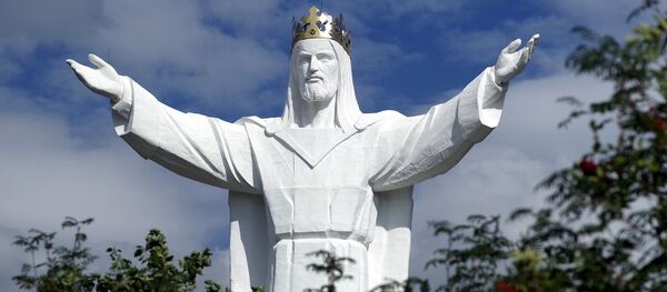 Escultura do Cristo Rei de Swiebodzin, na Polônia - Sputnik Brasil
