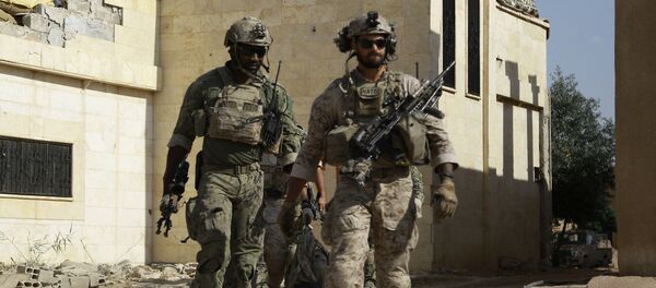 Soldados norte-americanos na Síria - Sputnik Brasil