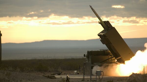 The final pre-acceptance trial of the GMLRS (Guided Multiple Launch Rocket System) at White Sands Missile Range, New Mexico, USA - Sputnik Brasil